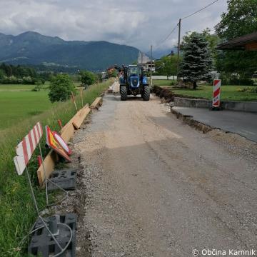 Obnova vodovoda in cestišča v naselju Zduša (1)